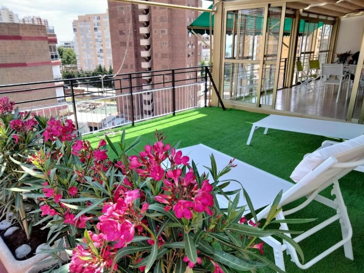 Donabeach Penthouse Benidorm Bagian luar foto